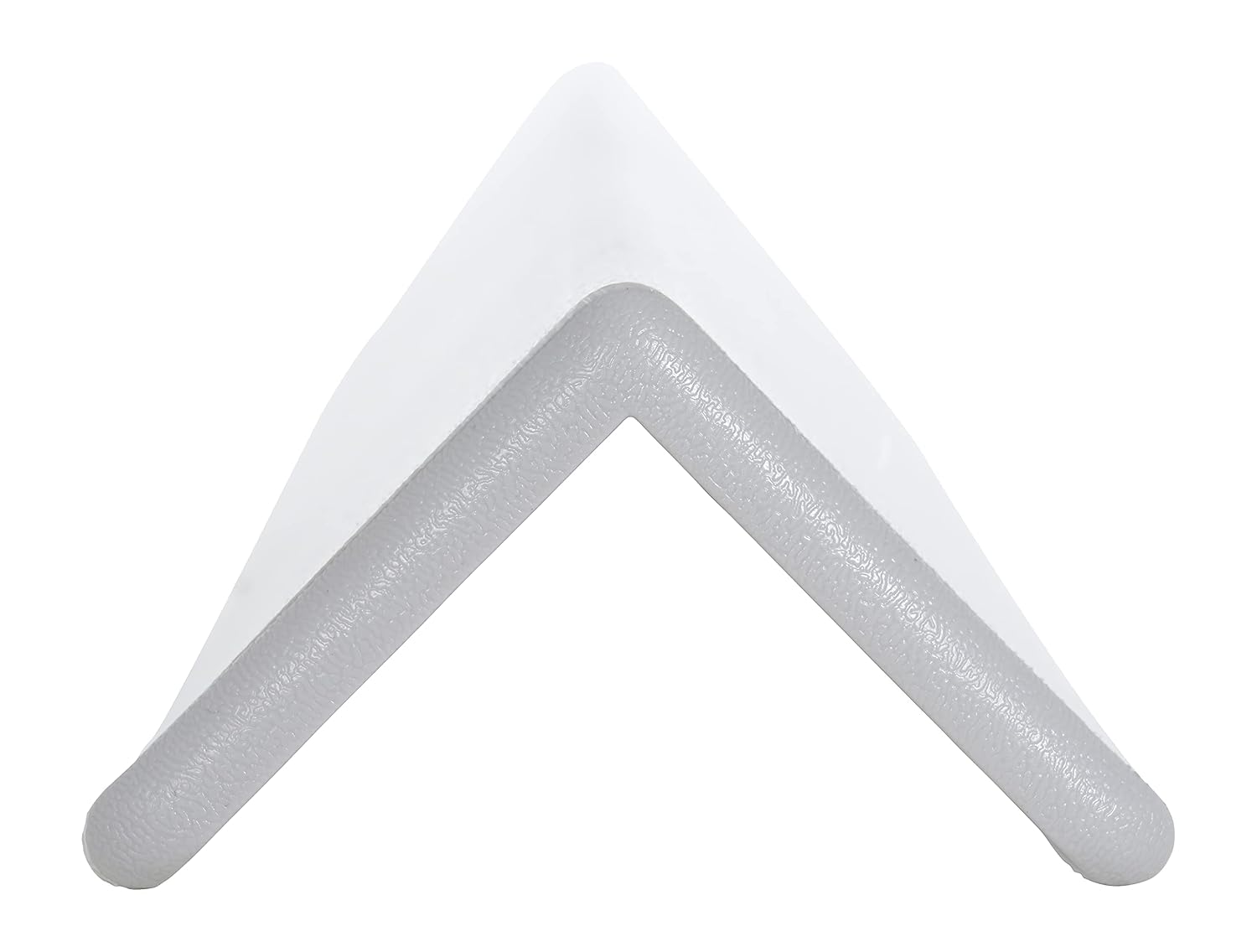 Vestil PVC-A-3-GY PVC Plastic Corner Protector with Aluminum Insert 3 In. x 3 In. x 48 In. 90 Degree Gray