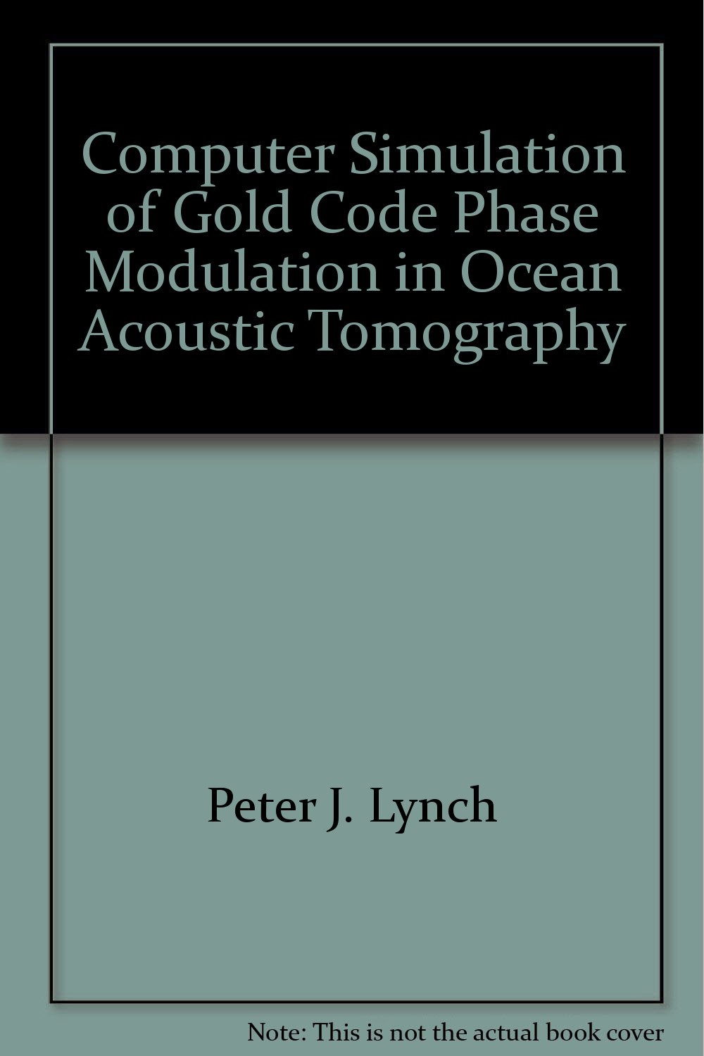 Computer simulation of Gold code phase modulation in ocean acoustic