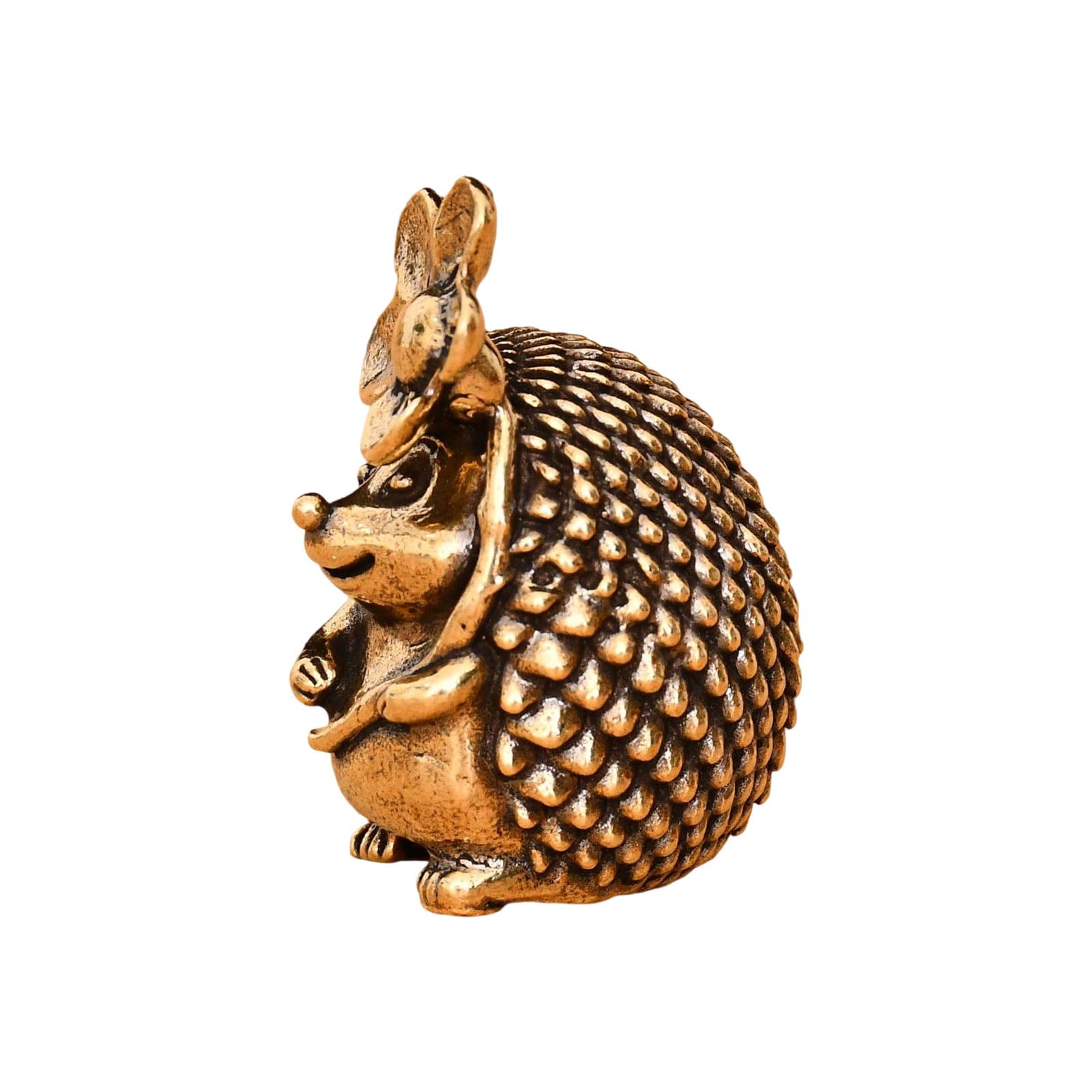 Vdaxvme B Vintage Rass Hedgehog Sculpture Miniature Antique Animal Figure Series Schwin Figure And Unique Gift Giving Rass Desk Ornament