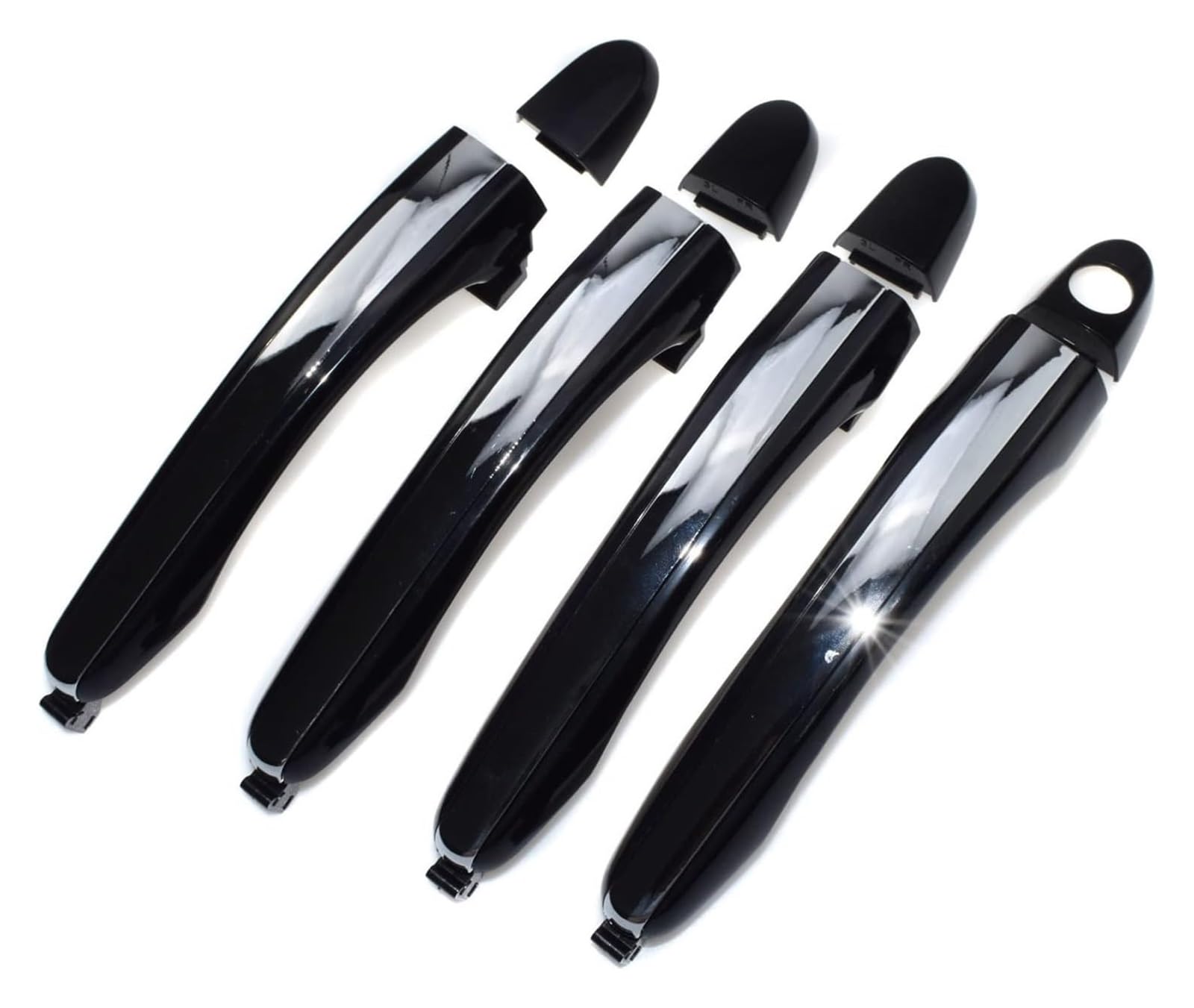 Qwqthgs One Color Car Exterior Door Handle Cap For Hyundai For Azera 2006-2011 Front Rear Left Right Outside Door Handle Set 826513L000 826523L000 Hy1310130 836523L000