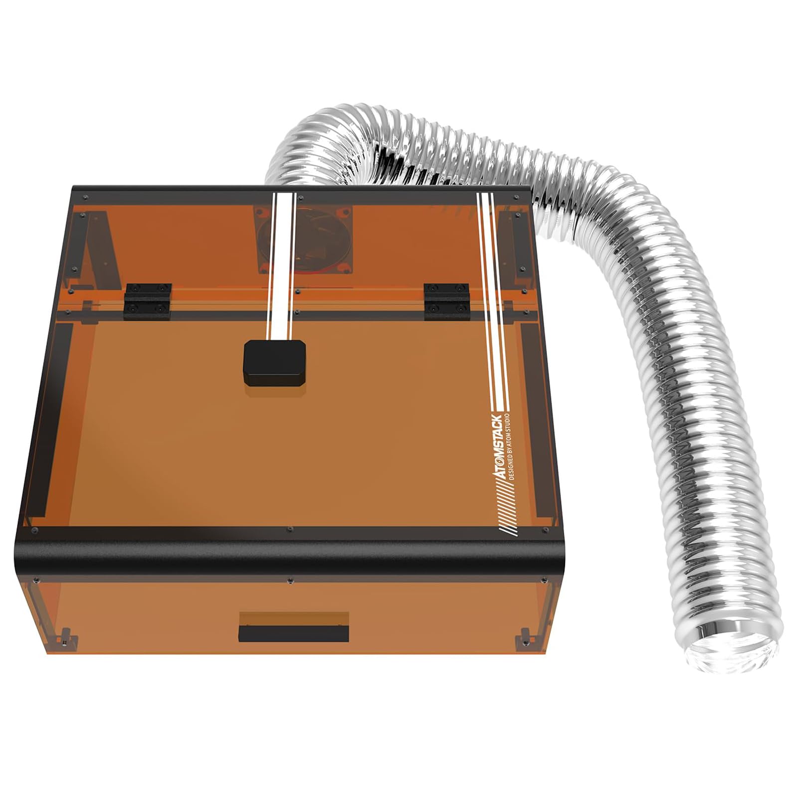 ATOMSTACK B3 Enclosure for Laser Engraver, Protection Box with Smart Camera and LED Light, 21.26×20.87×7.68