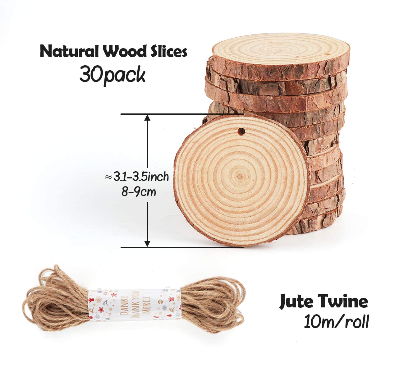 Rainsworth Sottobicchieri in Legno, Set di 8 Sottobicchiere Rotondi in Bambù per Bevande, Birra, Bicchieri, Tazze, Candele, Riutilizzabili, Sottobicchieri Decorativi per Tavolo (10 cm, Marrone Scuro