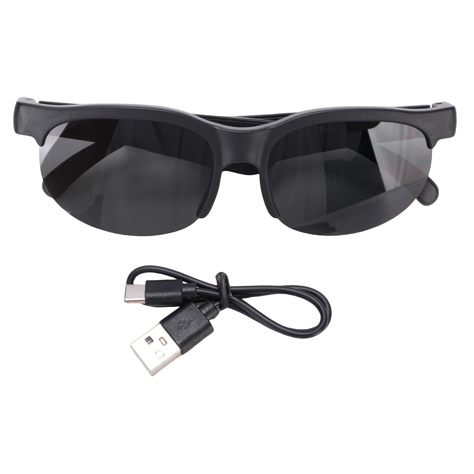 Tłumaczenie AI Inteligentne Okulary dla Mężczyzn i Kobiet - w Czasie Rzeczywistym 115 Języki Tłumacz Okulary Przeciwsłoneczne Bluetooth IP54 Wbudowane w Mikrofon i Głośniki, 7H