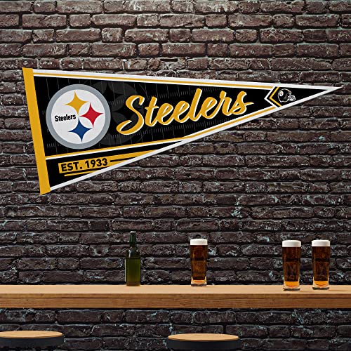 Image of Rico Industries NFL Football Classic 12 inch x 30 inch Felt Wall Decor Pennant - Great for Home /Bed Room /Man Cave Decor