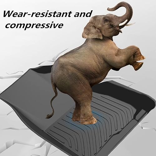 Miniatura 4 de TESSON Juego de alfombrillas de 3 filas y forros de carga, ajuste personalizado para ChevroletChevy Traverse 7 asientos 2018-2023 2024, alfombrillas