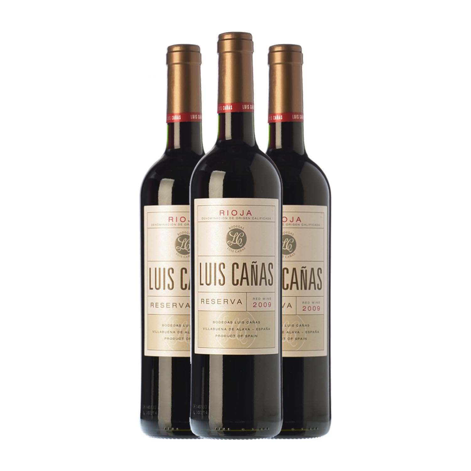 Luis Cañas Rioja Reserva 75 cl Vino tinto (Caja de 3 Botellas de 75 cl)