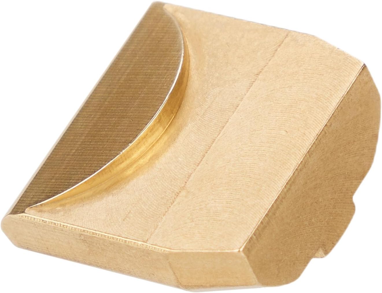 NDZ Performance Brass Grip Frame Plug for Glock Gen 4-5 17 19 22 23 24 31 32 34 35, 9mm .40 .357 .45 Gap No Backstraps, Laser Engraving, Made in The USA - Choose Image