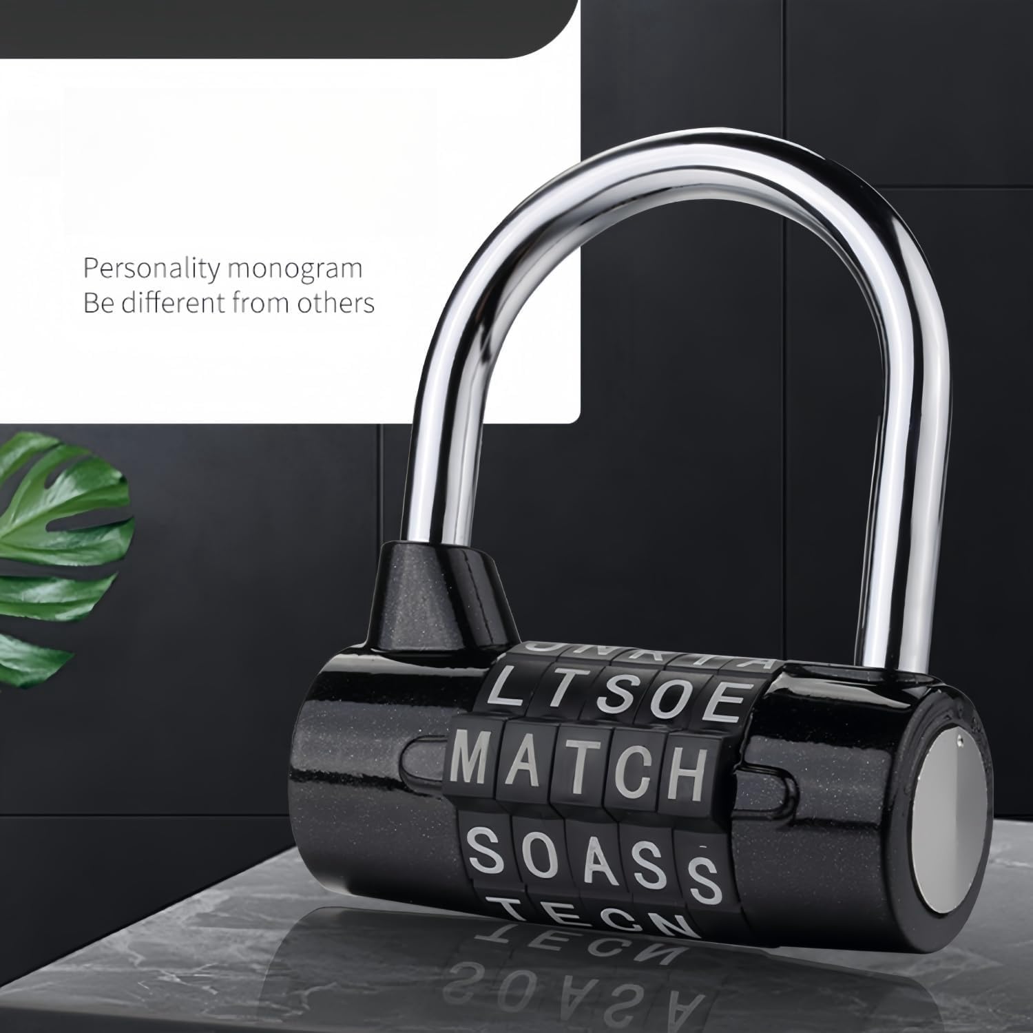 Lucchetto Nero Con Combinazione 5 Numeri - Grandado - Foto 9