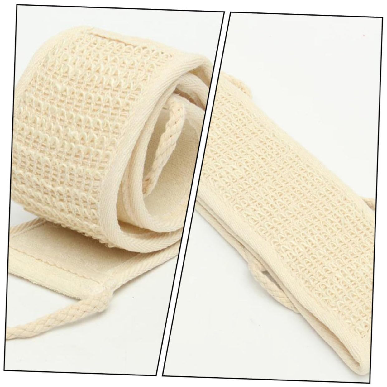 Toalla Exfoliante de Sisal para Espalda 10 Unidades Beige