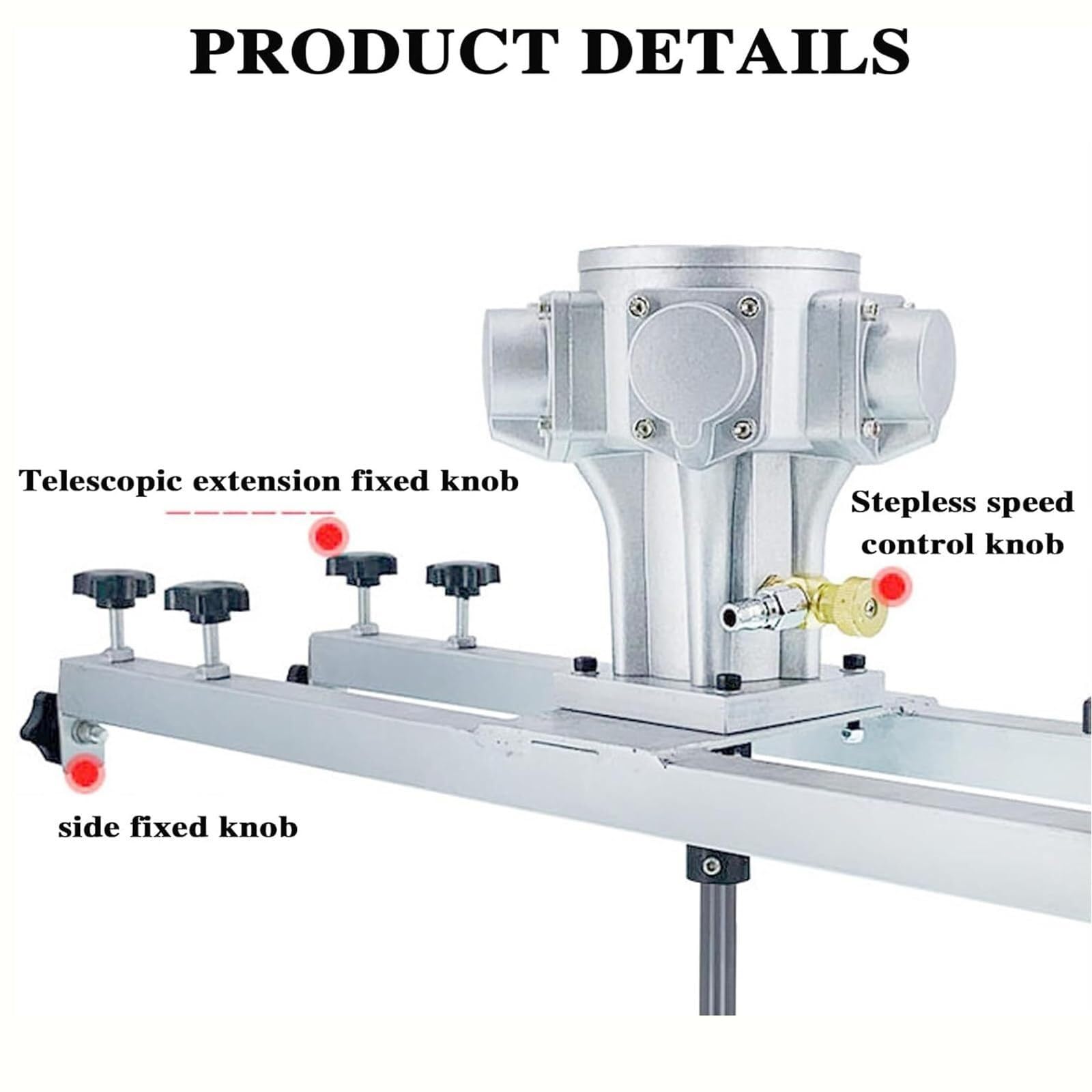 Miscelatore pneumatico 3/4HP, Macchina miscelatore serbatoio 1000L, Agitatore di vernice, elica pieghevole, con gancio di supporto, per materiali di rivestimento di vernice Agitatore dissolvente