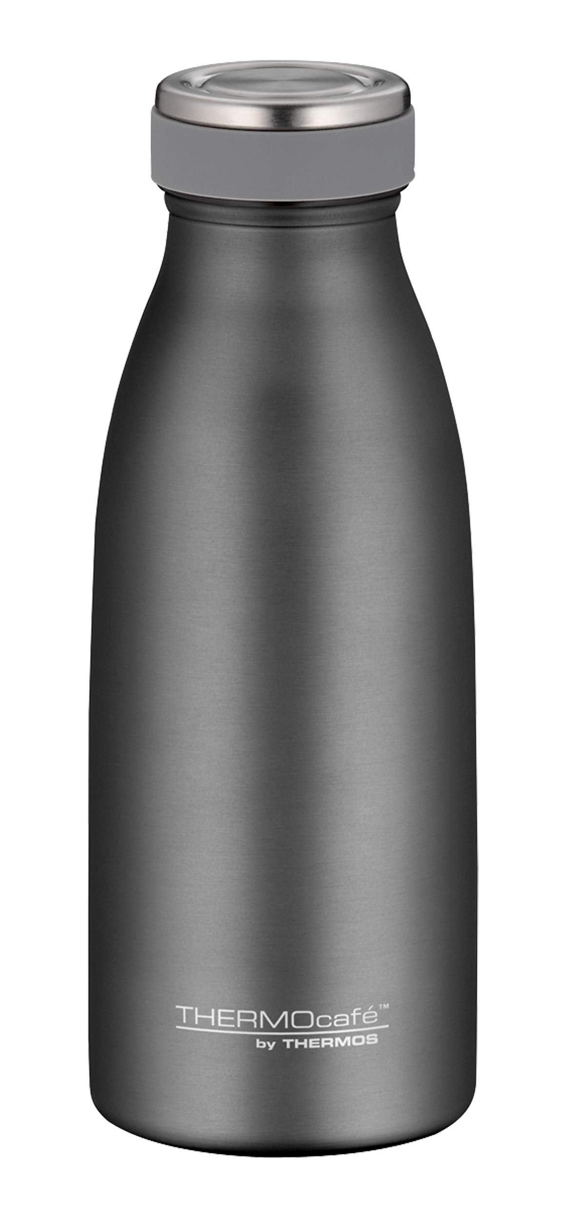 ThermoCafé by THERMOS Bottiglia a tema, in Acciaio INOX, 350 ml, Cool Grey