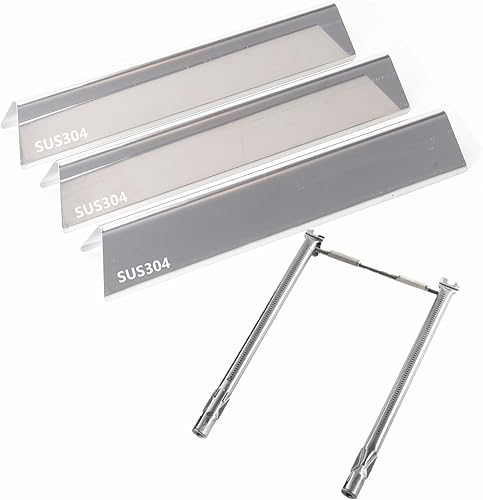 SafBbcue 7635 Kits de piezas de parrilla para Weber Spirit I y II 200,7635 barras aromatizantes y tubos de quemador de parrilla 69785 para parrillas