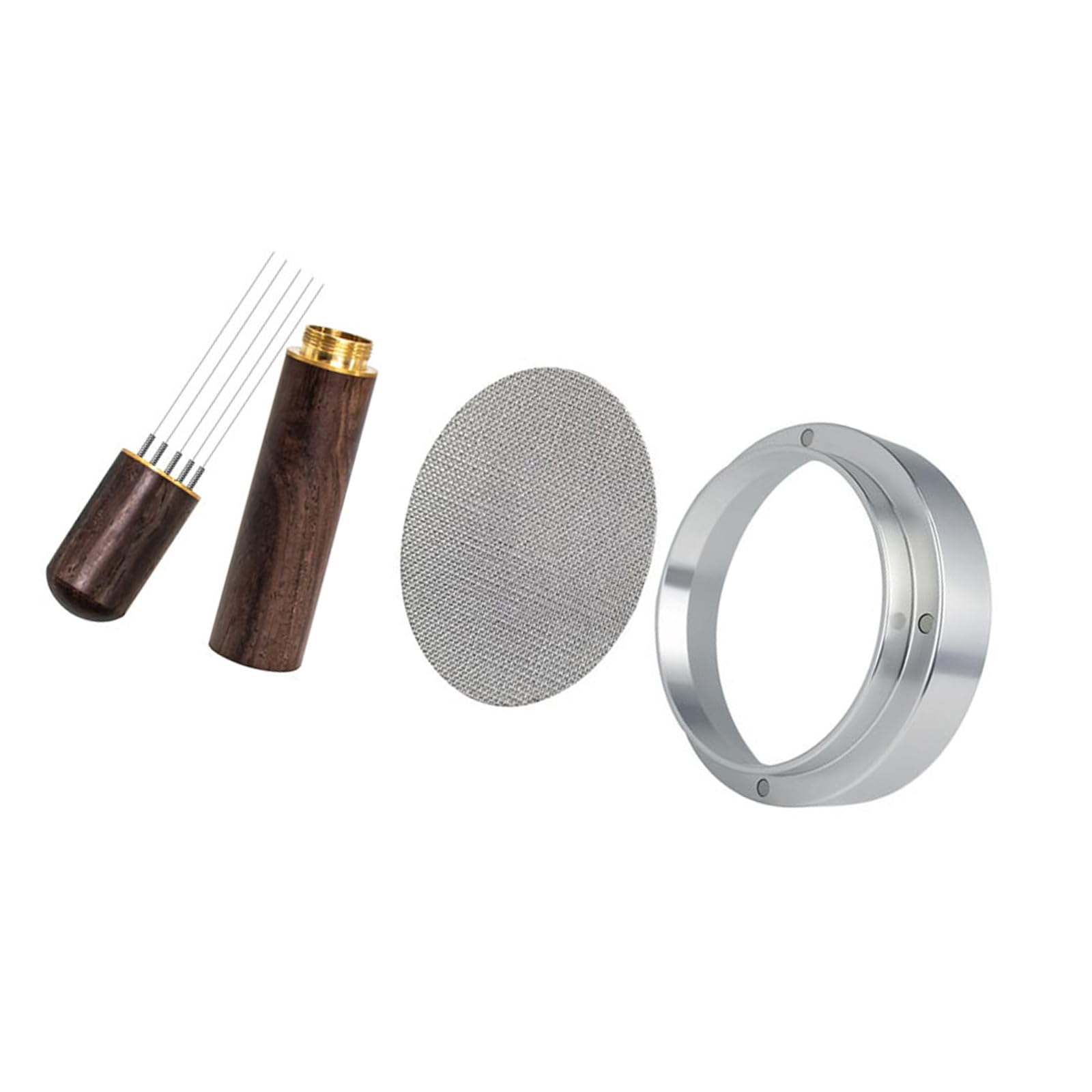 hogtnd Professional Espresso Dosing Collar Set, Magnetic Design, Coffee Preparation Accessories for Even Coffee Extraction, Espresso Portafilter Accessories