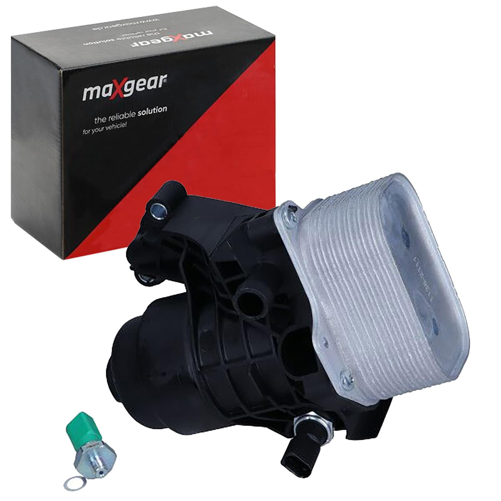 MAXGEAR 14-0046 Carter filtro olio Compatibilità con VW Golf 7 Hatchback 5G1, BQ1, BE1, BE2 TIGUAN 5N T-Roc A11, AUDI A3 Sportback 8VA, 8VF Q3 8UB, 8UG