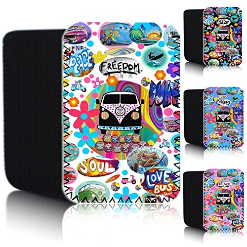 BIZEBEETAB 'Retro Furgoneta' 8 "Caso para DELL Venue 8 (2014) Tablet  Golpes y Resistente al Agua Bolsa de Neopreno para Protector  rápido de Barco  UK