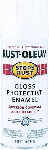 Esmalte protector blanco brillante de 12 onzas juego de 6