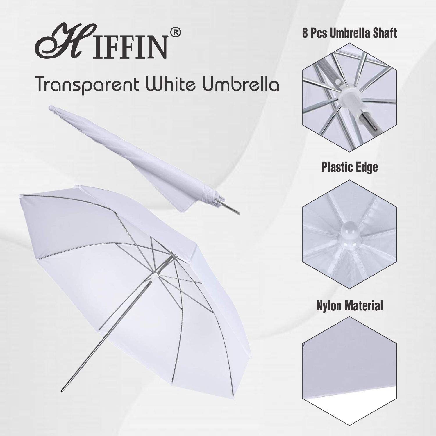 HIFFIN Studio Home 33 Umbrella Stand Setup with Sungun Adapter | 9ft Stand | Umbrella | Bag for kit Mark I 1