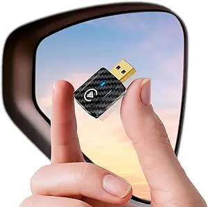 2in1 Carplay Wireless Adapter Android Auto Wireless Adapter, Mini USB Small Dongle Fast Auto Connect, Car Play Play Plug, for Apple iPhone iOS & Android 11+, OEM Wired Car Model 2017+, Black
