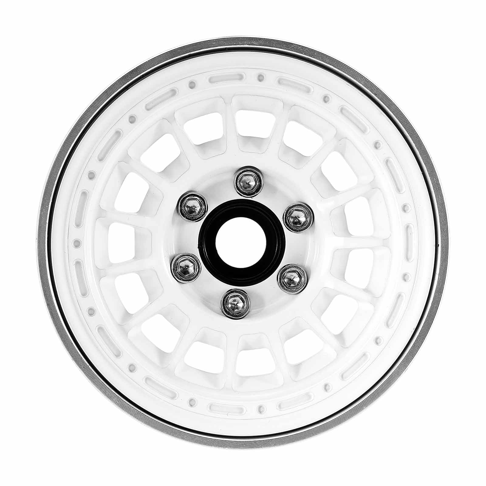 INJORA Jantes 1.9" Multi-Rayons Aluminium CNC pour Amélioration RC Crawler 1/10 SCX10 TX4