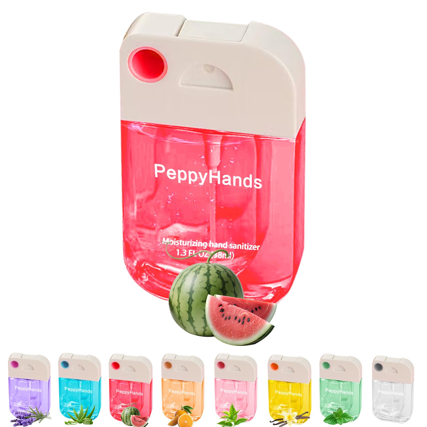 Hand Sanitizer, Hand Sanitizer Spray, Hydrating Spray for Hand, Portable Sanitizer spray Set ﻿for Travel Size, 500-Sprays Each Multi-Flavor(Watermelon