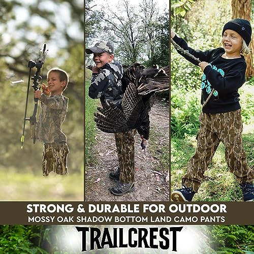 TrailCrest Youth Kids Camo Hunting Cargo Pants | 6 Pockets | Mossy Oak Break-Up Country™ (Improved Specs)4