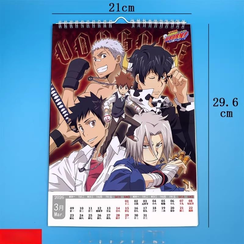 Amazon | 家庭教師ヒットマンREBORN! 壁掛けカレンダー カレンダー