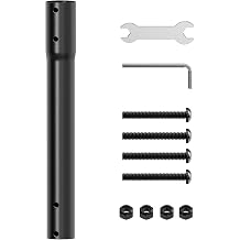TV Ceiling Mount Extension Pole for 26-100" TVs | 415mm 16.3" Drop Rod Kit, Heavy Duty Steel Tube with M8 Bolts & Tools, Extends Your Existing Ceiling TV Mount