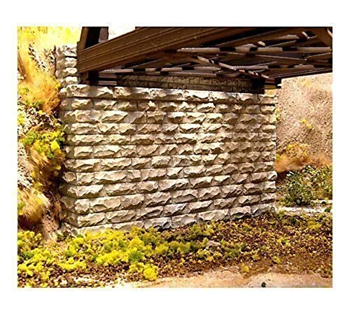 Chooch Enterprises HO Scale Double Cut Stone Bridge Abutment