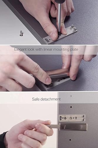 Vista 12 de Titus+ PushLatch - Pestillo de puerta para abrir, sistema de apertura para puertas de gabinete y cajones (paquete de 2)