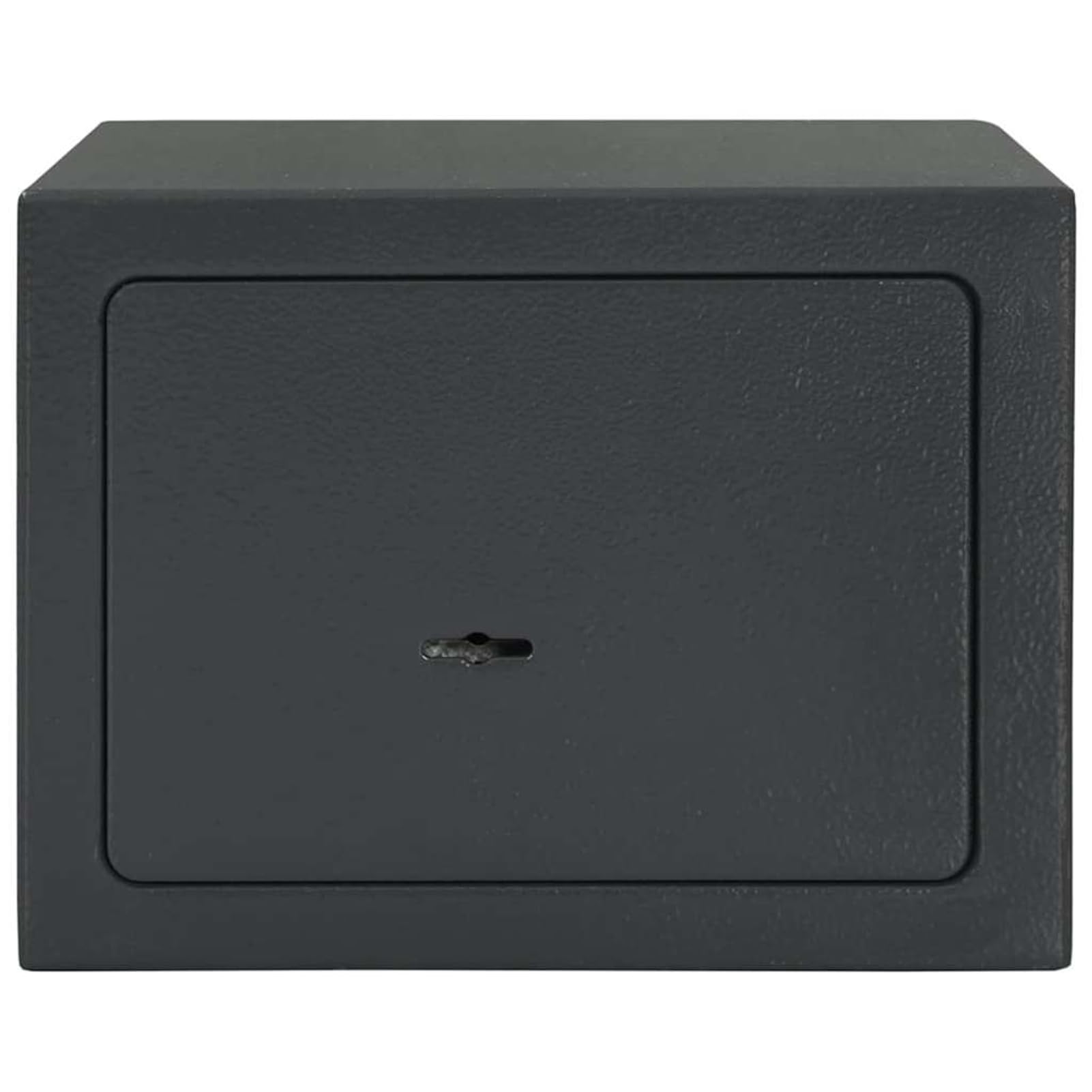 Cassaforte con Blocco Grigio Scuro 23 x 17 x 17 cm Acciaio