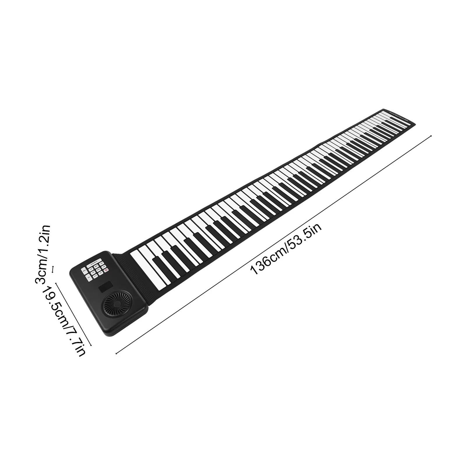 Pianino Elektroniczne Pianino Elektroniczne Dla Początkujących 88 Klawiszy Przenośne Składane Silikonowe