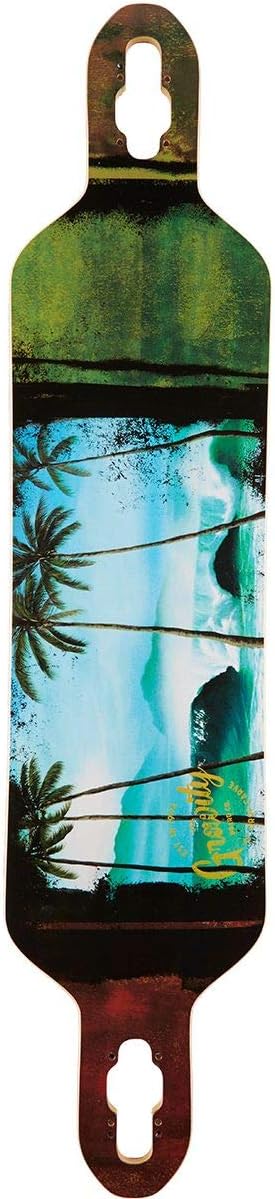 Gravity 41" Drop Carve Paradise Longboard Deck