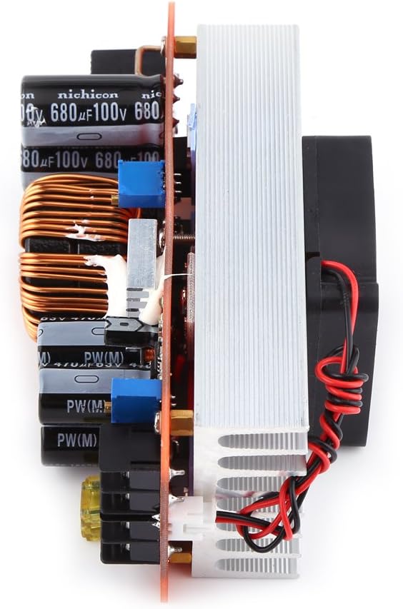 1500W 30A DC-DC Boost Converter Step-up Power Supply Module 10-60V Input 12-90V Output 130x84x52mm