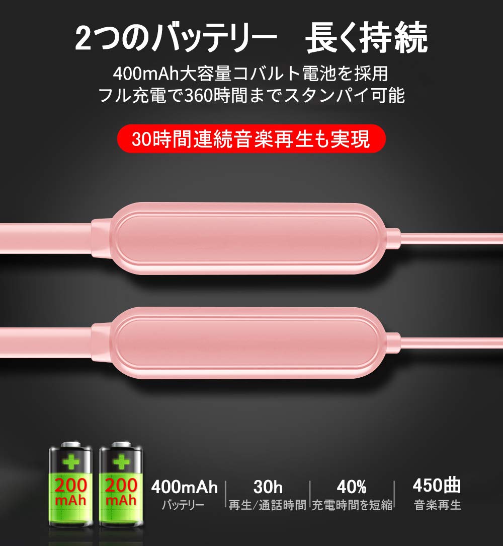 Amazon.co.jp: Bluetooth イヤホン ワイヤレスイヤホン スポーツ