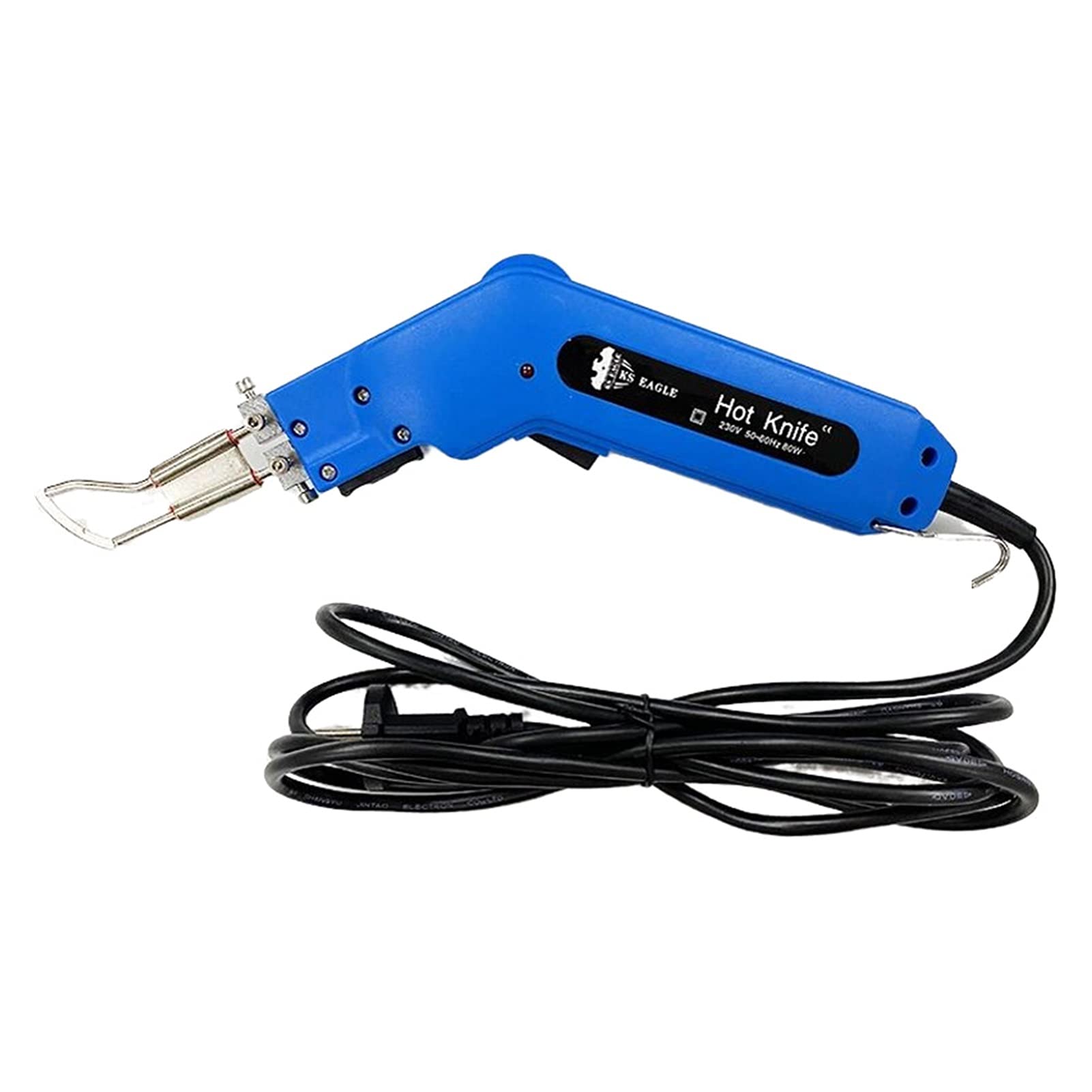 Przecinaki do drutu Hand Hold Heating Nóż Nóż Knife Hot Cutter Tkaniny Pianka Rope Elektryczne narzędzia do cięcia Ciepła nóż Nóż do styropianu, narzędzie do cięcia pianki (Color : RC80 BLUE B12)