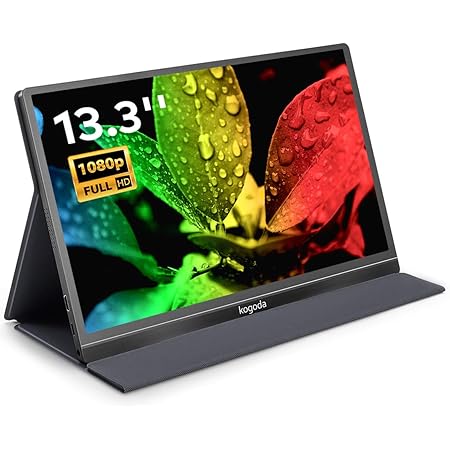 Amazon モバイルモニター 13 3インチ モバイルディスプレイ Kogoda スイッチ Pc用モニター Ipsパネル 薄い 軽量19x1080fhd Usb Type C Mini Hdmi スタンド 付 Pse認証済み グレー Kogoda ディスプレイ 通販
