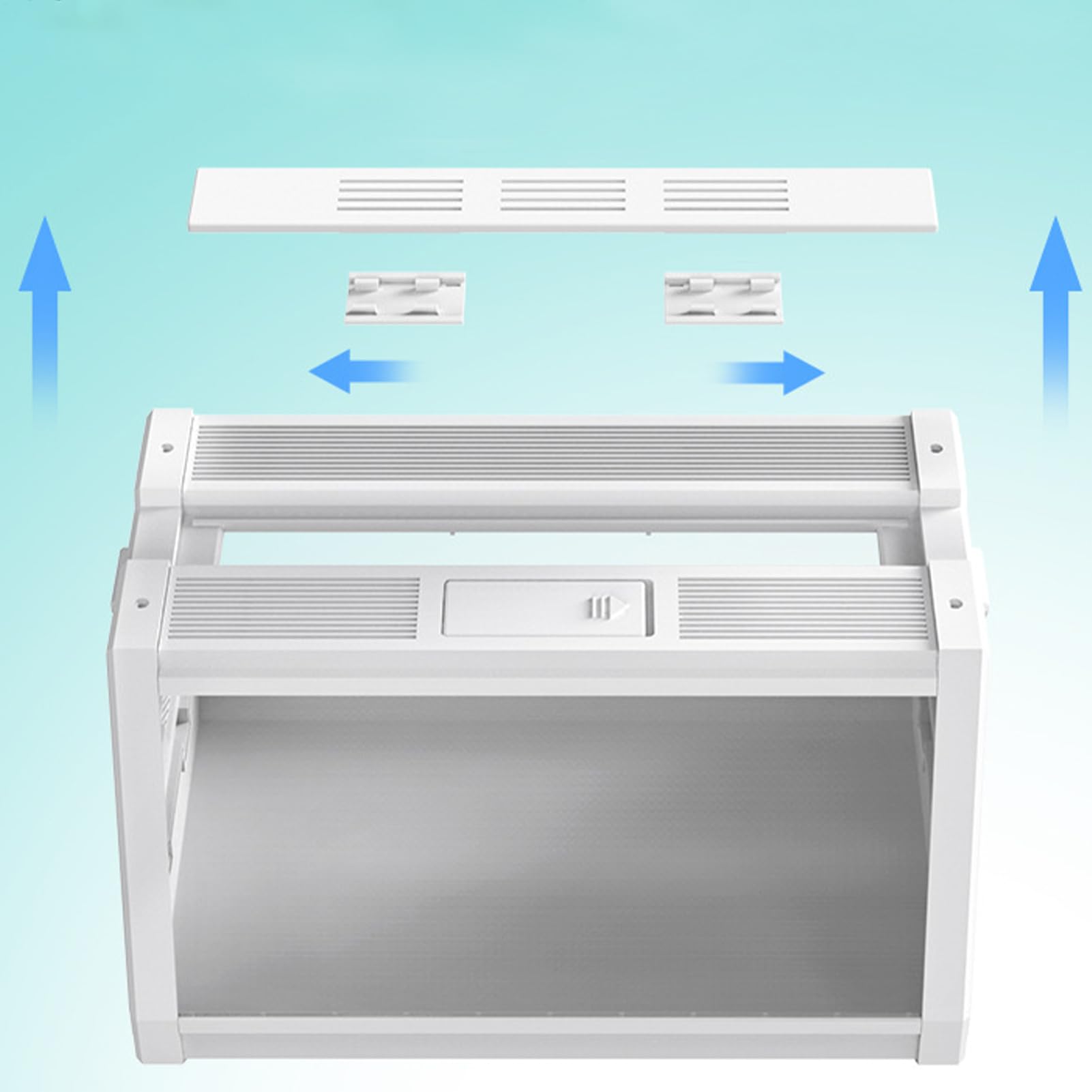 Terrario Per Rettili Vasca per Animali Esotici | Recinto con Ventilazione, Alimentazione e Habitat Portatile Anti-Fuga per Ragni, , Lumache, Rane e Tartarughe