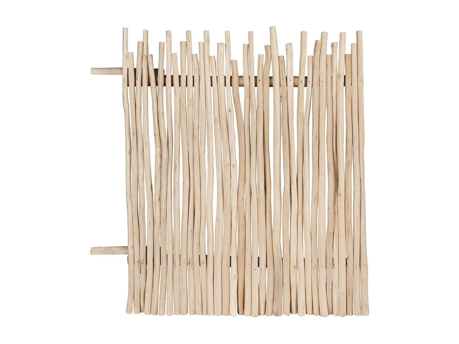 Clôture en bois de teck panneau de jardin occultant naturel EDANA