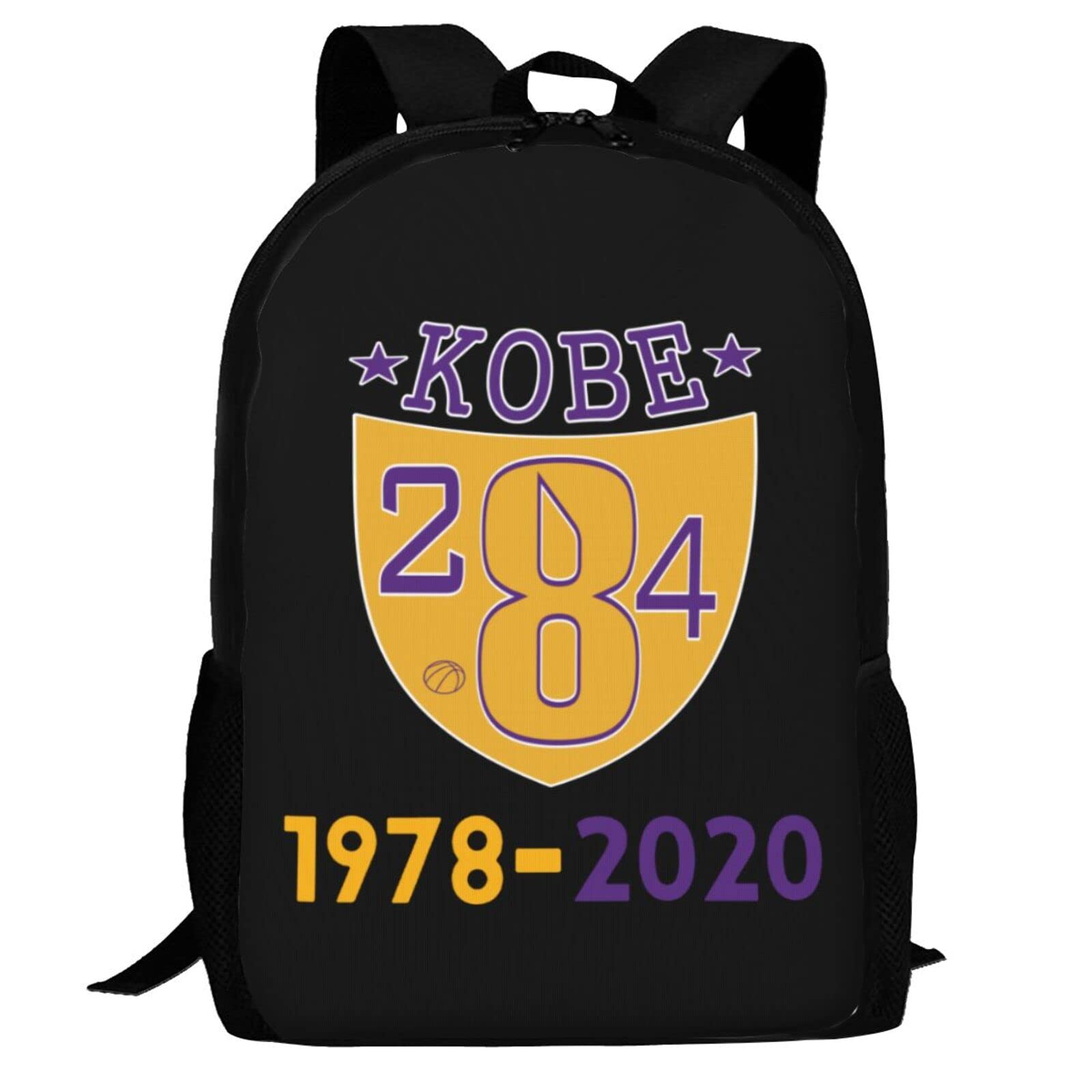 genericMamba 24 Ko-Be Basketball Men'S Woman Backpack Travel Bag Adjustable Backpack