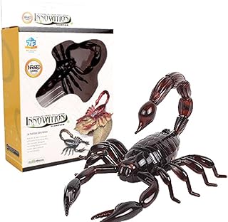 لعبة روبوت بتصميم عقرب تعمل بالتحكم عن بعد بتصميم واقعي مناسبة للمقالب والهدايا المسلية في الحفلات للأطفال والكبار