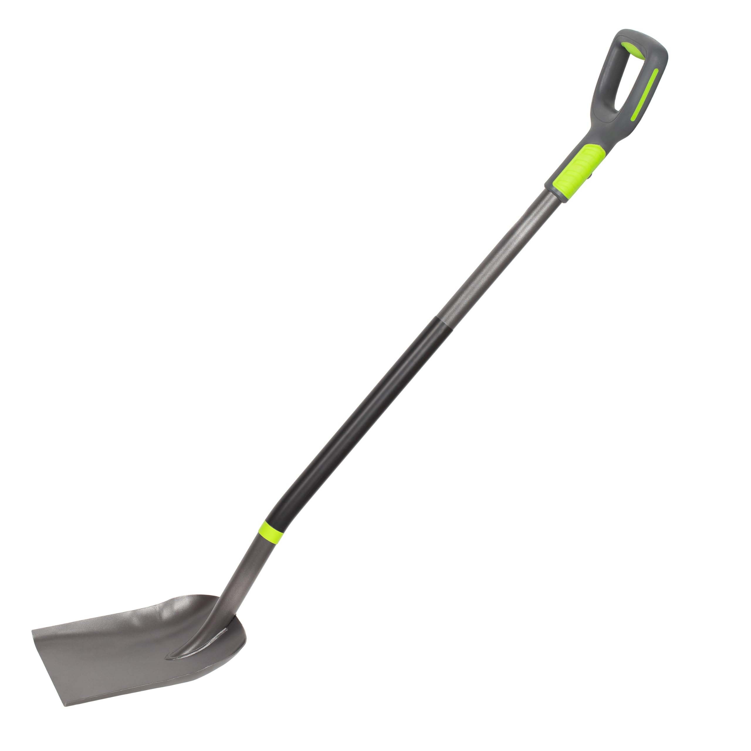 Mivos Professional Garden Shovel - Hardened Boron Steel - Reinforced Shovel for Construction & Garden - 127 cm - Ergonomic D-Handle - Made in EU