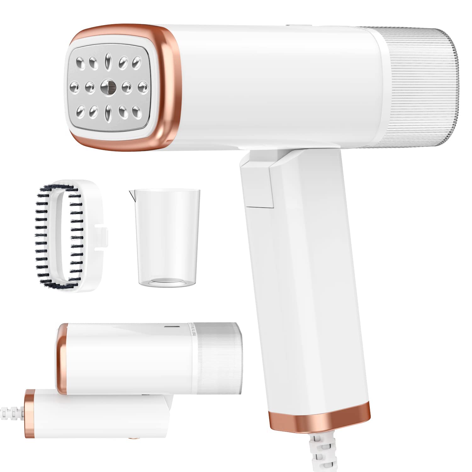 TERRIFI Handheld Steamer for Clothes, Portable Foldable 1000w 120ml Fabric Wrinkle Remove, 20 Second Fast Heat-up for Home Office Travel