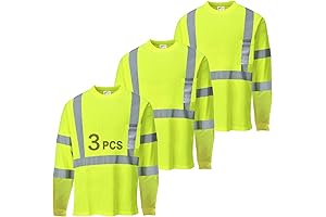 Reflective Safety T-Shirt: Enhanced Visibility for Workplace Protection