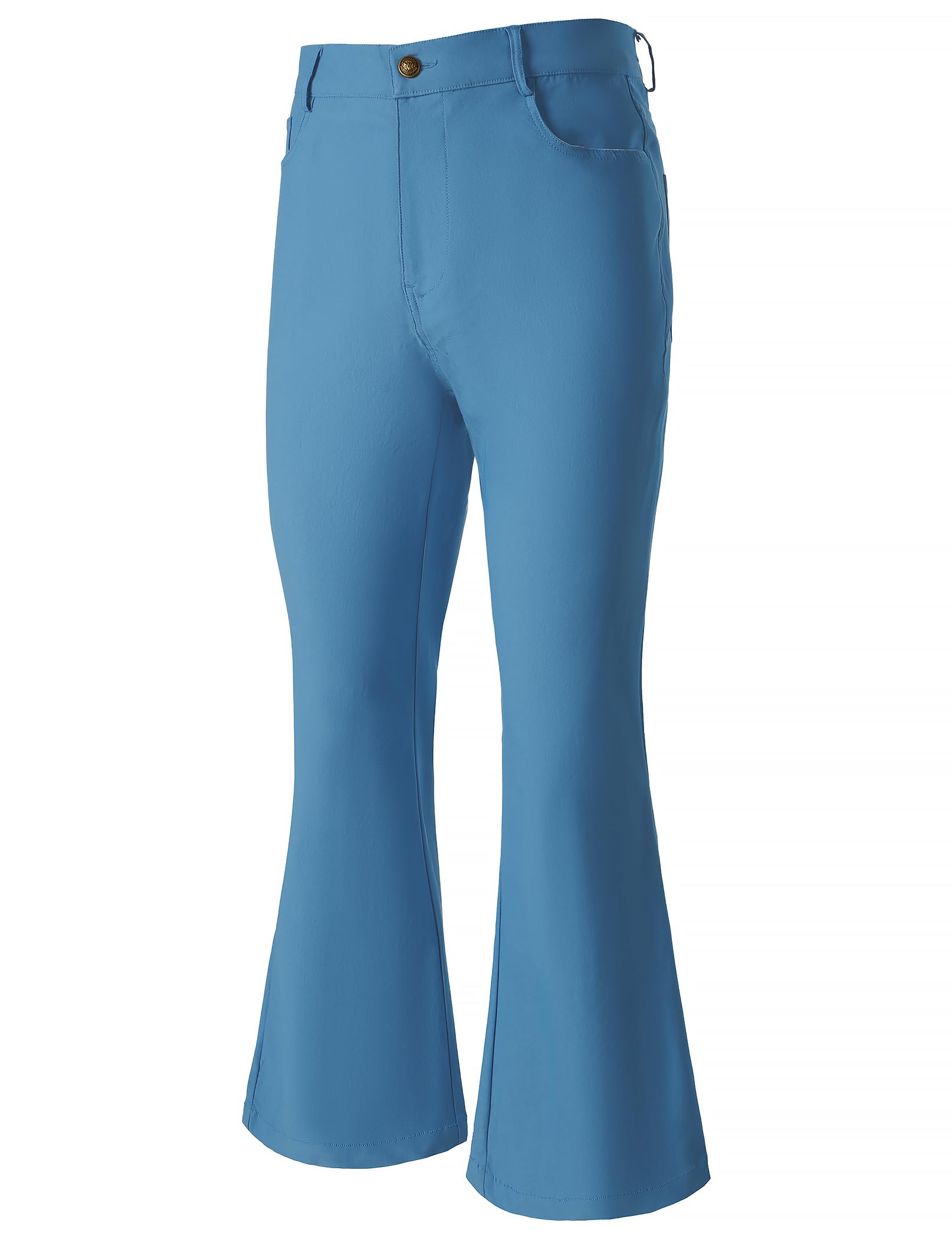 JOGAL Pantalon évasé pour homme - Style années 70 - Carnaval - Tenue disco
