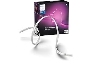 Philips Hue Smart LED Solo Lightstrip Base Kit: Illuminate Your Home's Ambiance