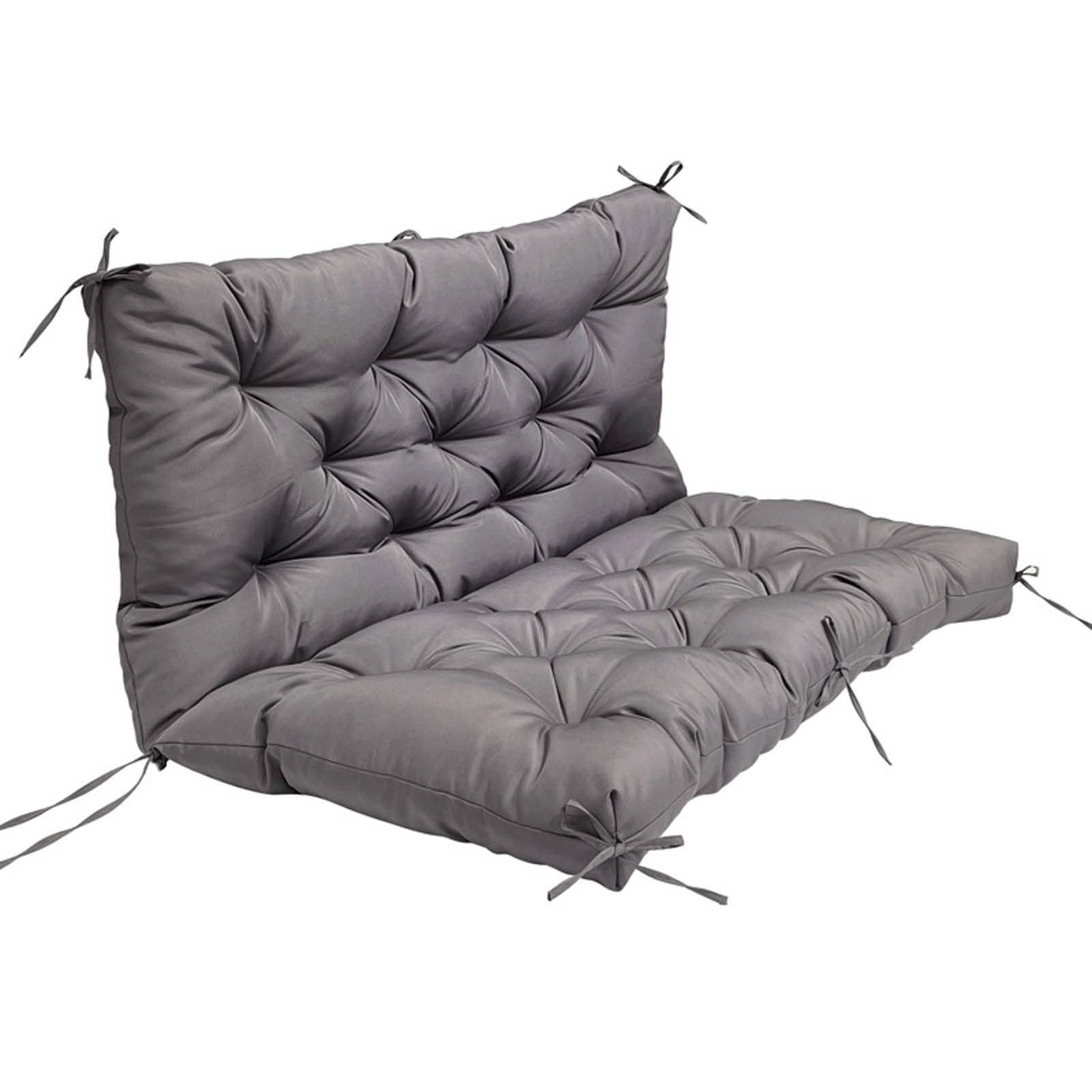 Outdoor Palettenkissen Set Waschbare Sitzpolster für Palettensofa Gartenmöbel mit Befestigungskordeln Indoor & Outdoor Palettenpolster für Europaletten erhältlich