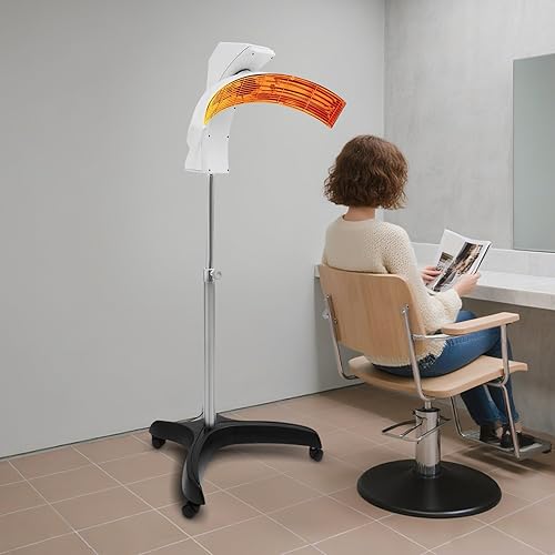 Miniatura 3 de Professional Standing Hair Dryer Vertical Hair Color Processor, 850W U-Shaped Heating with Digital Timer & Adjustable Height, Commercial Salon Hair