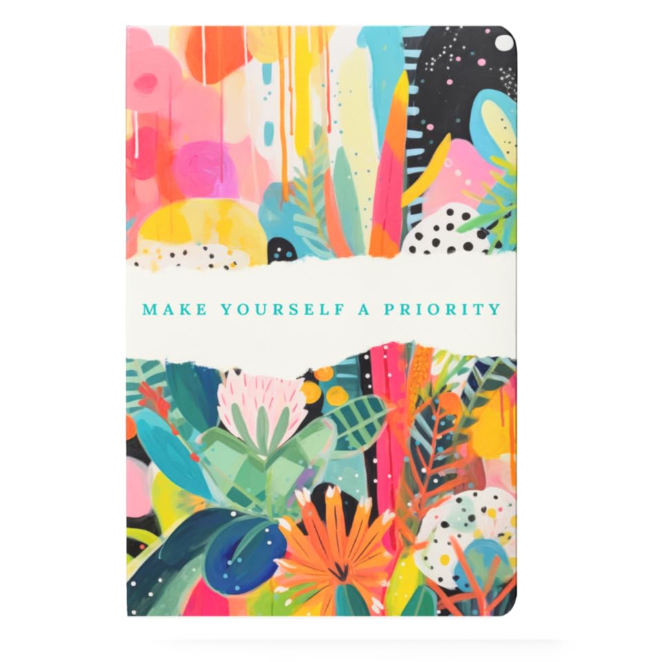 Image of LAURET BLANC Ruled Notebook- A5 Size, 144 Lined Pages, 90 GSM, Paperback (Make Yourself A Priority)