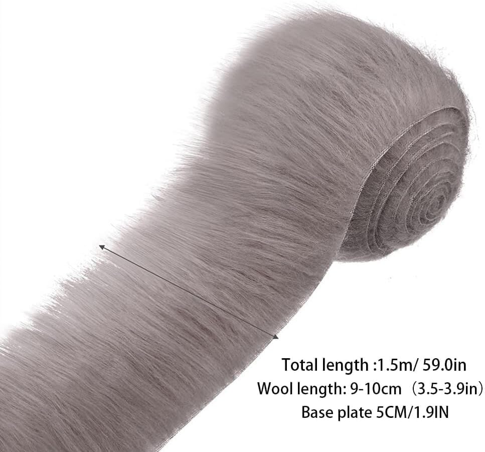 TISSU FAUSSE FOURRURE POILS LONGS 04 - Tissu Paris, Vente De Tissus Au