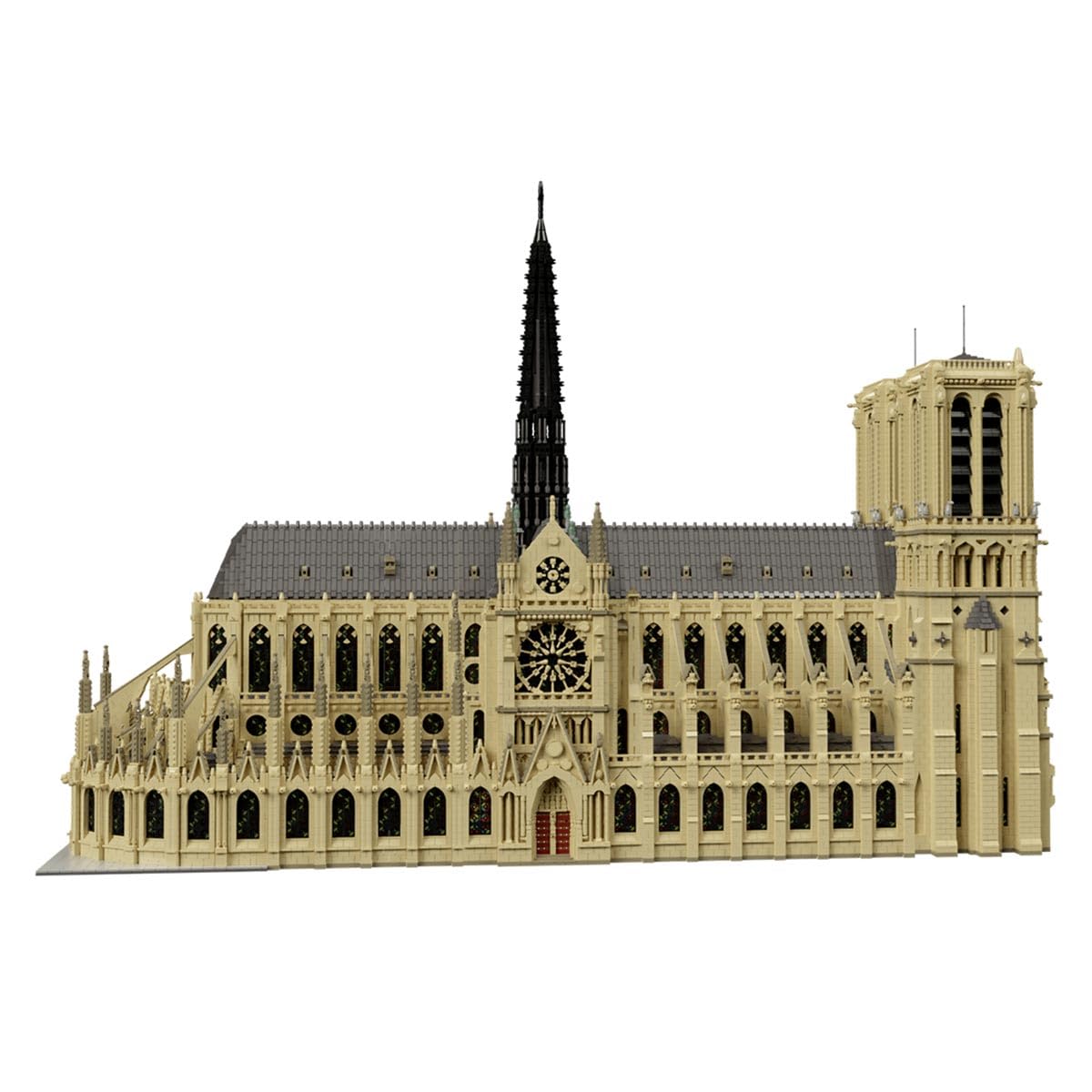 Cathedral 10セット Amazon.com: XMBRICDIYY Notre Dame de Paris Modular Building Block
